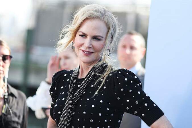 Les mèches blondes et blanches savamment dosées de Nicole Kidman 