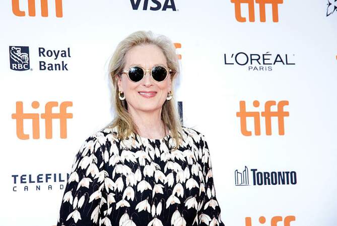 Meryl Streep est passé aux cheveux blancs depuis plusieurs années. 