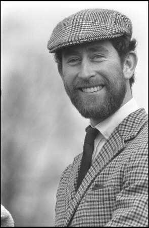 Le Prince Charles se faisait pousser la barbe dans les années 70's. Cette photo a été prise en 1976.