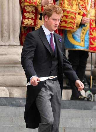 Le prince Harry était encore imberbe en 2012.
