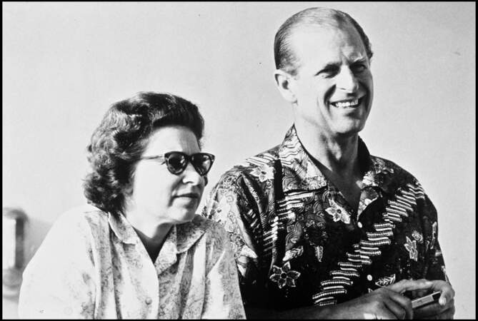 Dans les année 70, la Reine Elizabeth et le Prince Philip pouvaient prendre quelques moments de détentes également. 