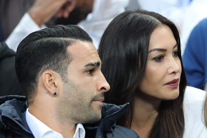 Adil Rami et son ex-compagne, Sidonie Biémont, avec qui il serait retourné pendant sa relation avec Pamela Anderson. 