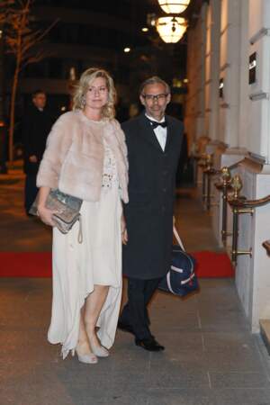 Paul Belmondo et sa femme, Luana Belmondo étaient présents pour la 25e édition du bal des débutantes à l'hôtel Peninsula, et soutenir leur fils, Victor Belmondo. 