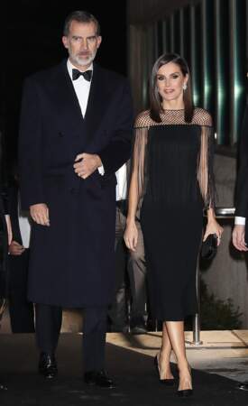 Le roi Felipe VI et la reine Letizia d’Espagne se sont rendus à la 99ème édition des "ABC Newspaper Awards" à Madrid, ce mardi 3 décembre 2019.