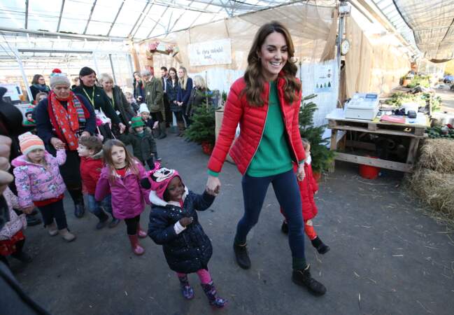 Mais Kate Middleton était aussi accompagnée d'enfants