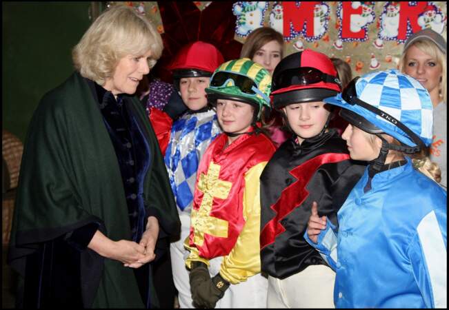 17 décembre 2008 : Lors d'une compétition, la duchesse venait parler et soutenir les jeunes Jockeys. Une "princesse" proche du peuple.