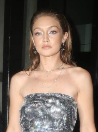 Gigi Hadid à la soirée Messika x Gigi Hadid lors de la Fashion Week à New York. 