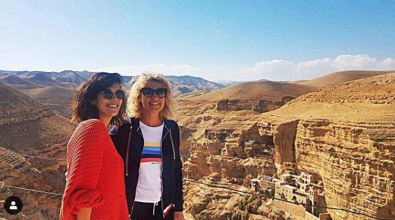 Quelque jours plus tard, Alexandra Lamy était en voyage direction le soleil de Tel Aviv en Israel.