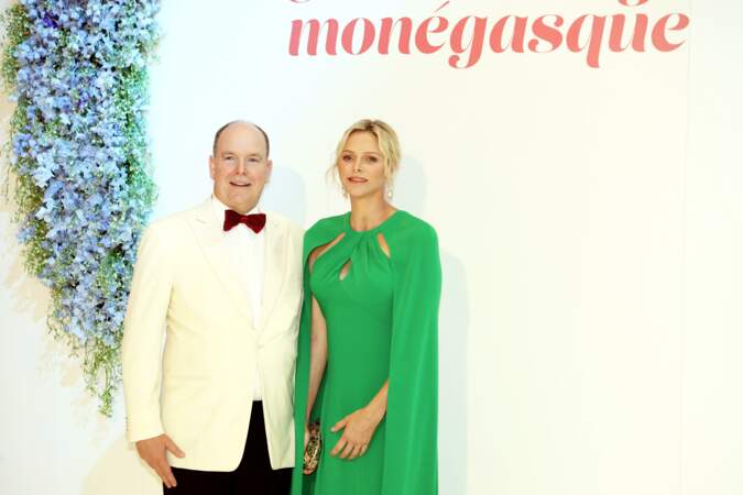 Le prince Albert II et la princesse Charlène de Monaco, au 71e gala de la Croix-Rouge Monégasque, à Monaco, le 26 juillet 2019.