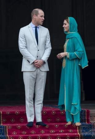 Le prince William et Kate Middleton au Pakistan en octobre 2019