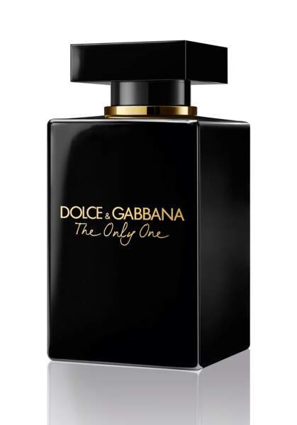 Eau de Parfum The Only One Intense, Dolce & Gabbana, 137 € (disponible en avant-première chez Marionnaud le 23 janvier 2020, sortie nationale en février 2020)