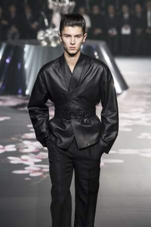 Le prince Nikolaï de Danemark au défilé de mode Dior Homme à Tokio, fin 2018