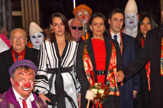 Au Festival International du Cirque de Monte-Carlo, Stéphanie de Monaco a pris la pose aux côtés de ses enfants, Pauline et Louis Ducruet
