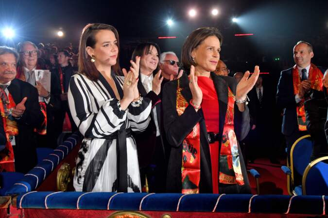 Pauline Ducruet et Stéphanie de Monaco ont partagé un moment de complicité au Festival International du Cirque de Monte-Carlo à Monaco