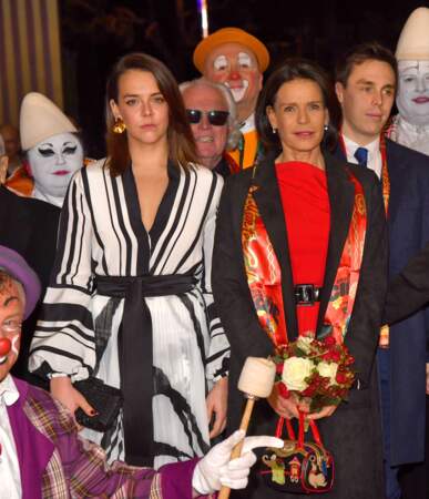 Pauline Ducruet et sa mère Stéphanie de Monaco se sont affichées complices lors du 44ème Festival International du Cirque de Monte-Carlo