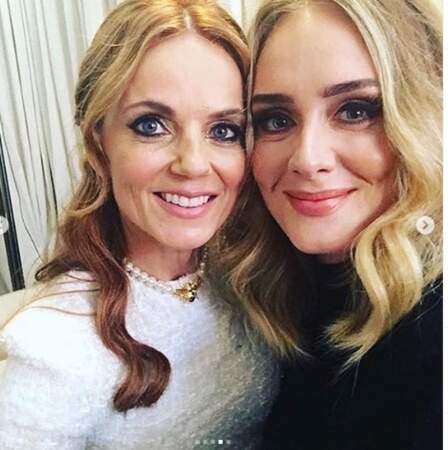 Juin 2019 : Adele, le visage visiblement affiné et prête à se rendre au concert des Spice girls. 
