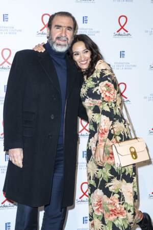 Eric Cantona et sa femme Rachida Brakni 