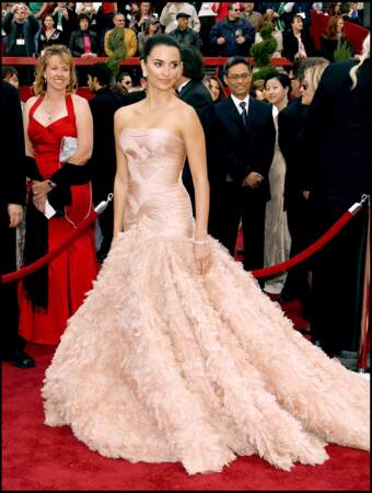 Penelope Cruz en Versace pour la 79e cérémonie des Oscars en 2007