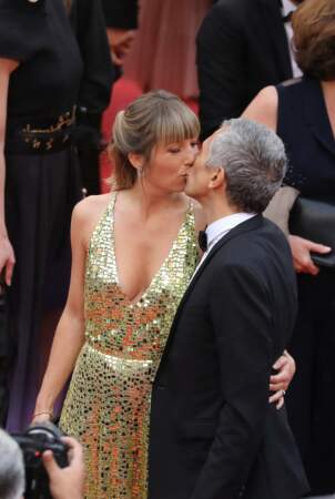 Mélanie Page et son mari Nagui, lors du 72ème Festival International du Film de Cannes, le 18 mai 2019