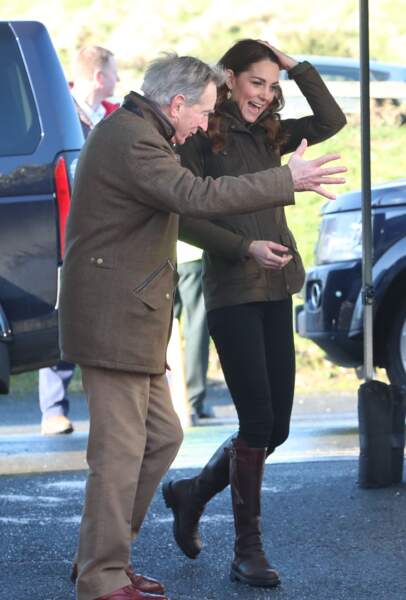 Kate Middleton à Newtownards, près de Belfast, en Irlande du Nord, le 12 février 2020.