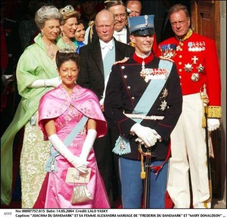 Le prince Joachim de Danemark, a épousé Alexandra Christina Manley - aujourd'hui connue sous le nom de comtesse de Frederiksborg - en 1995. 