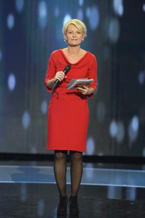 Décembre 2013 : Sophie Davant ose la robe rouge sur le plateau du Téléthon, qui remporte, cette année-là, plus de 78 millions d'euros. La journaliste vient tout juste de divorcer de Pierre Sled