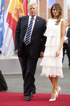 Melania et Donald Trump, le 7 juillet 2017 en Allemagne