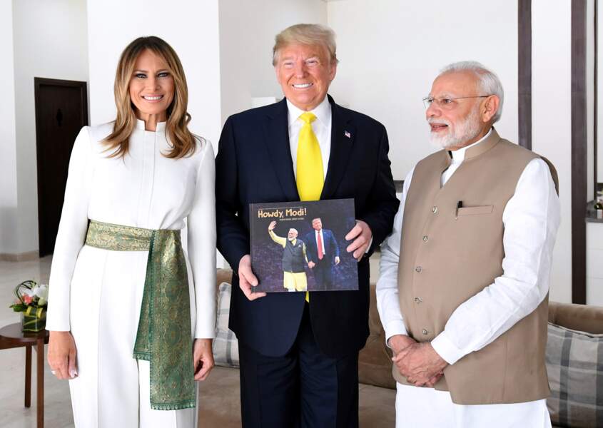Donald et Melania Trump sont arrivés en Inde, ce lundi 24 février, pour une visite officielle de deux jours