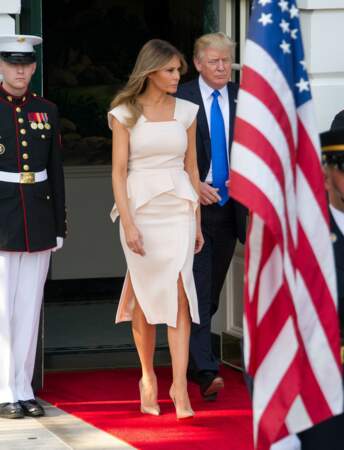 Melania et Donald Trump, le 29 juin 2017 à Washington