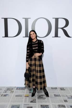 Demi Moore a fait sensation chez Dior