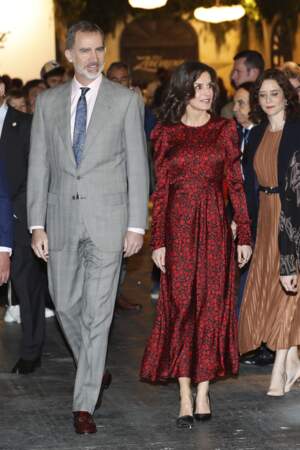 Le roi Felipe VI d'Espagne et la reine Letizia toujours très glamour.