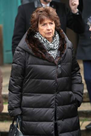 La journaliste Michèle Cotta a elle aussi été aperçue aux obsèques d'Hervé Bourges