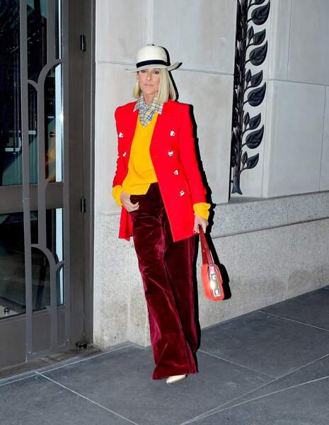 New York oblige, Céline Dion choisit une marque phare de la ville pour son look du 28 février : Marc Jacobs