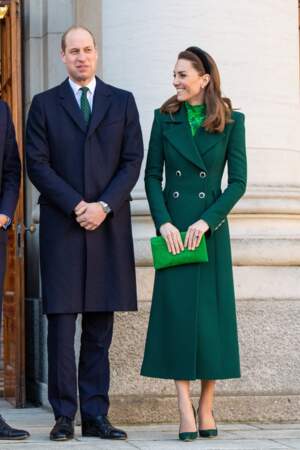 Le Duc et la Duchesse de Cambridge sont arrivés en Irlande le 3 mars 2020. 