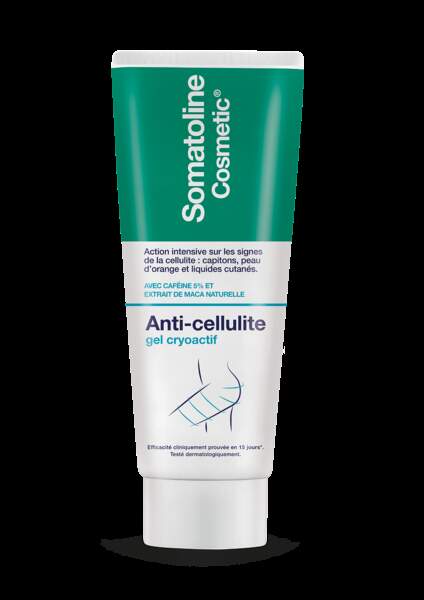 Anti-Cellulite gel cryoactif, Somatoline Cosmetic, 20 € les 250 ml