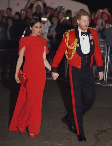 Magnifiques, le prince Harry et Meghan Markle, assistent au festival de musique de Mountbatten au Royal Albert Hall de Londres.