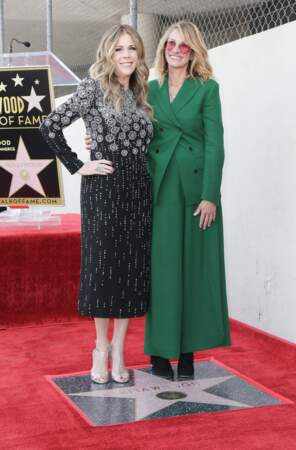 Julia Roberts très lookée avec Rita Wilson qui reçoit son étoile sur le Walk Of Fame à Hollywood, Los Angeles, le 29 mars 2019