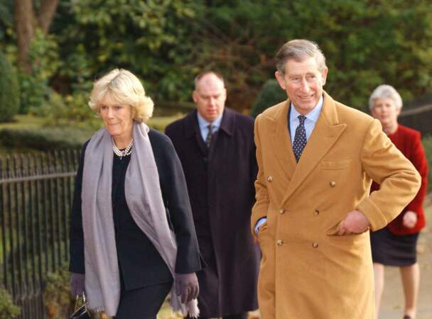 Charles et Camilla à Londres le 19 décembre 2001