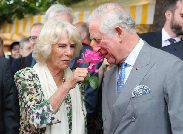 Charles et Camilla à Nice, le 9 mai 2018