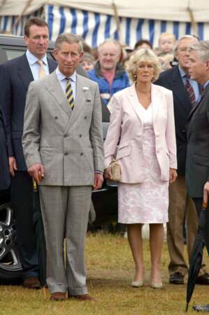 Charles et Camilla à Sandringham, le 31 juillet 2002