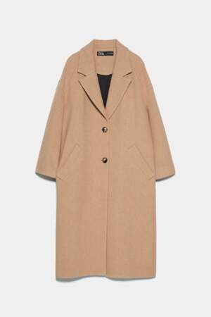 Manteau, 129€, Zara.