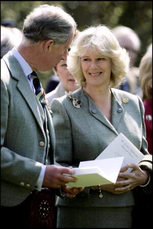 Charles et Camilla à Aberdeen, le 24 avril 2005