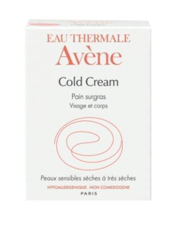 Cold Cream Savon Surgras, Avène, 8 € les 2
