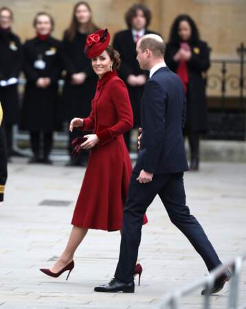 Kate Middleton : à la cérémonie du Commonwealth en l'abbaye de Westminster à Londres, le 9 mars 2020