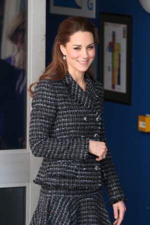 Kate Middleton : en visite un atelier du programme hospitalier de la National Portrait Gallery à l'hôpital pour enfants Evelina le 28 janvier 2020