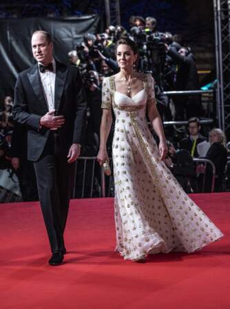 Kate Middleton : avec William au BAFTA le 2 février 2020