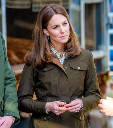 Kate Middleton : en visite de la ferme Teagasc Research Farm dans le comté de Meath, Irlande le 4 mars 2020