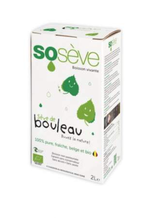 Sève de Bouleau, So Sève, 34€ les 2 litres, soseve.com