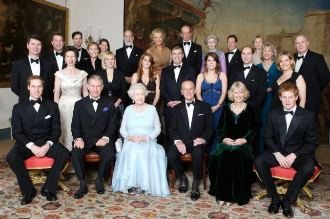 Le prince Philip et la famille royale, à Londres en 2007