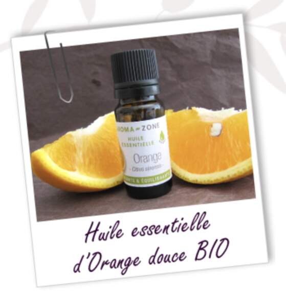 
Huile Essentielle d'Orange Bio, Aroma-Zone, 1,70€, aroma-zone.com